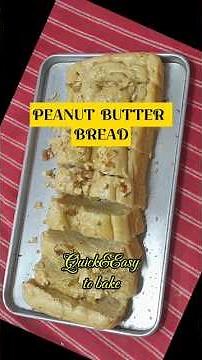 3-INGREDIENT PEANUT BUTTER BREAD|Quick & Easy No-Mixer Recipe