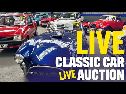 LIVE CLASSIC CAR AUCTION - SATURDAY 19th AUGUST 2023