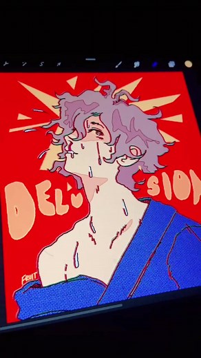 go away 💧 #nagito #nagitokomeda #nagitokomaeda #komaeda #danganronpa #procreate #aesthetic #drawing #pixelart #anime #animeboy #digitalart #artist