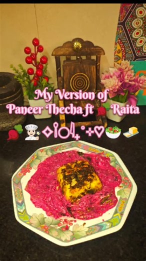 blogtales_by_sahana | Tamil Youtuber | Chennai Blogger on Instagram: "Day 216 of #minivlogseries ft Paneer Thecha ft 🫜 Raita 😋 . Follow @blogtales_by_sahana for more ♥️🫶 . Here's my version of Paneer Thecha prepared with freshly grounded paste and beetroot raita 😋 Do let me know in the comments for detailed recipe details Makkaley 🙌 Click the link in my bio to subscribe to my youtube channel Makkaley 🥹 . . . . . . . [Easy Lunch Ideas,15 minutes Recipes,Paneer Thecha, Beetroot raita,Thecha 