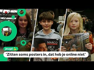 Kinderen luisteren muziek op ouderwetse platen: 'Mijn opa had ze ook'