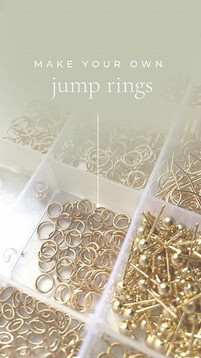 There’s more control with making your own jump rings. You choose the gauge, the metal color, the size, and the time frame (no waiting for shipping). It might be more tedious but it’s worth it for me! I also use the wire for other projects so it’s a win/win! Heres a link to the tools i use: Check out this page from mintedmire https://www.amazon.com/shop/mintedmire?ref_=cm_sw_r_mwn_aipsfshop_Y2H2CZDMVHGS9XEVYBGB&language=en-US (Under Wire Tools) #handmadejewelry #metalworking #hack #tipsandtricks 