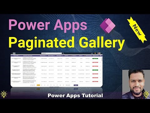 Power Apps Paginated Gallery #PowerApps #PaginatedGallery #GalleryDesign
