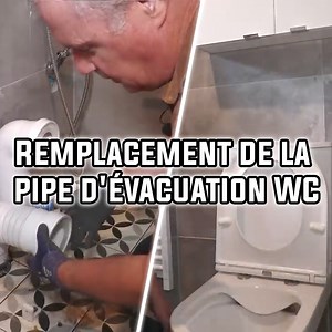 Comment remplacer une pipe d'évacuation WC ?🤩 | DJ Plomberie