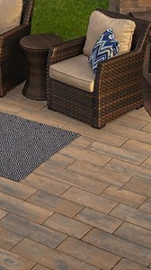 Looking for a sleek and contemporary vibe for your patio renovation? ✨ Our Nor Stone 4-pc Design Kit could be the perfect fit! Discover the luxurious look of this paver at cambridgepavers.com. 🏡💫 | Cambridge Pavingstones With ArmorTec