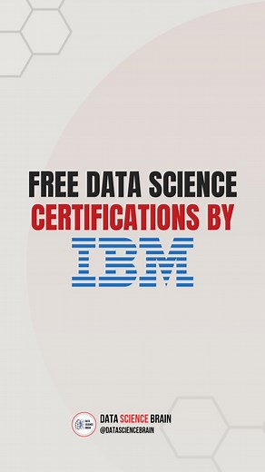 Deepak Jose | Data Science & Gen AI on Instagram: "🎯Top 5 Free Data Science Certifications from IBM 📍Python free certification : https://cognitiveclass.ai/courses/python-for-data-science 📍SQL Free Cerification : https://cognitiveclass.ai/courses/learn-sql-relational-databases 📍Machine Learning Certification : https://cognitiveclass.ai/courses/machine-learning-with-python 📍Data Science Free Certification : https://cognitiveclass.ai/learn/data-science-with-python 📍Data Analysis : https://cog