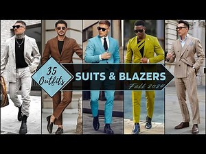 35 Suits & Blazers Outfit Ideas | Fall 2024 | Men's Fashion