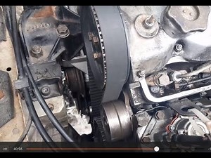 Fiat Ducato 1 2.5d timing belt and water pump replacement