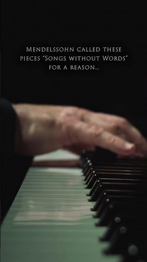 Mendelssohn “Confidence” Op. 19 No. 4 (Songs Without Words) | Romantic Piano