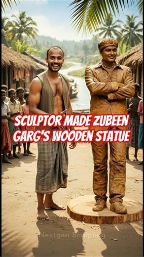 From Wood to Zubeen Garg 😍 | Cinematic Sculpture Art #shorts