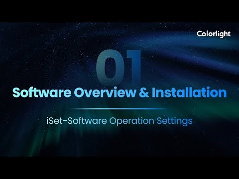 iSet - EP01 Software Overview & Installation