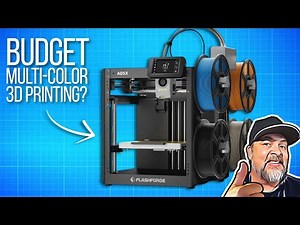 EASY and FUN! Flashforge AD5X Multi-Color 3d Printer Review