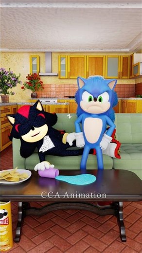 How Sonic is using Shadow to do his stuff #sonic #funny