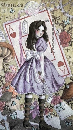 my favorite game called "Alice in wonderland madness returns" ❤️