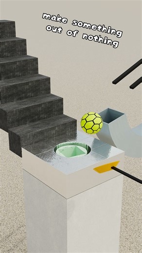 This is not right... wait, this is right#3dart #3d#blender #shorts #satisfying loops #games