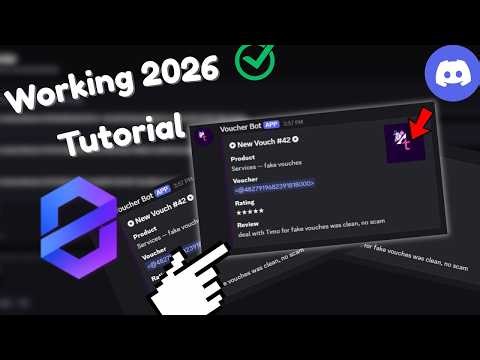 How to get fake vouches in your DISCORD SERVER! / WORKING 2026