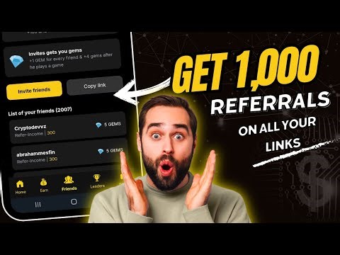 How to Get 1000 Referrals on any referral link without referring anyone | Unlimited Referral Trick