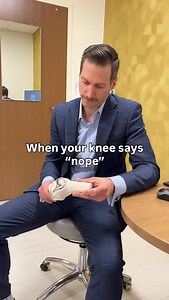 Yeah… knees (hips, shoulders) aren’t supposed to sound like THAT. If joint pain or stiffness is changing how you move, it’s time to talk to an expert. Our team of orthopedic specialists can help you find relief and get you moving comfortably again. Make an appointment at my.thedacare.org or stop by our Orthopedic Walk-In Care in Appleton - no appointment needed. | ThedaCare