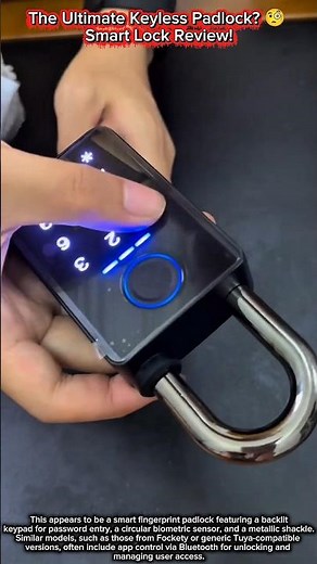 The Ultimate Keyless Padlock? 🧐 Smart Lock Review!
