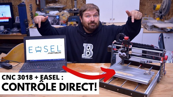 CNC 3018 — Direct Control in Easel! [Easy Setup!]