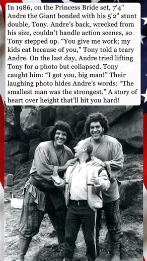 Andre the Giant’s Tiny Stunt Double Steals Hearts on 'Princess Bride' Set!