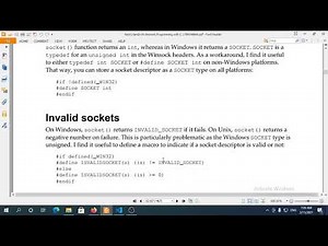 Berkeley sockets versus Winsock sockets