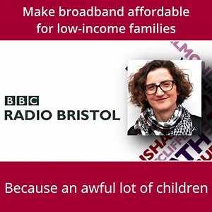 17 reactions · 3 comments | Great to see that BBC Radio Bristol is backing the Give a Laptop Campaign (donate a laptop here: https://www.bbc.co.uk/programmes/articles/5SqHJMTKZx5sYhlltXJvB1Q/give-a-laptop) We need to make sure that children have the tools to learn from home, and that includes access to affordable broadband. Long-term slutions are out there, and I'm working to get Internet Providers to extend affordable coverage to low-income families. | Darren Jones MP | Facebook