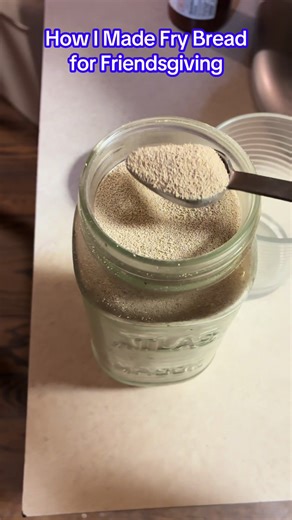 How I made fry bread for Friendsgiving. Recipe from @Andrea . #cooking #frybread #thanksgiving #friendsgiving