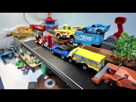 Disney Pixar Cars Unboxing Review | Lightning McQueen, Tow Mater, Doc Hudson, Sally Carrera, Cruz