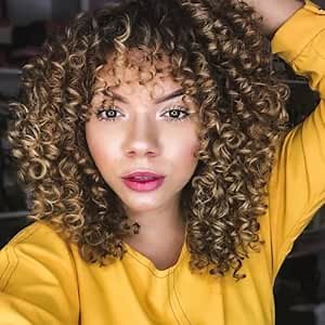 Amazon.com : GoGo Curl Crochet Hair for Women 12 Inch Curly Crochet Hair Water Wave Curly Crochet Braids for Women 7 Packs Ombre Light Brown Deep Wave Braiding Hair Extensions (12 Inch, 1B/27) : Beauty & Personal Care