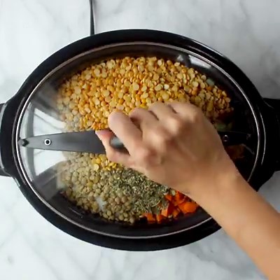 798K views · 2.4K reactions | Post-Thanksgiving Detox Crockpot Lentil Soup! ✨ a nourishing and easy soup recipe made with onions, garlic, carrots, kale, olive oil, squash, and lentils. Full recipe: https://pinchofyum.com/the-best-detox-crockpot-lentil-soup | Pinch of Yum | Facebook