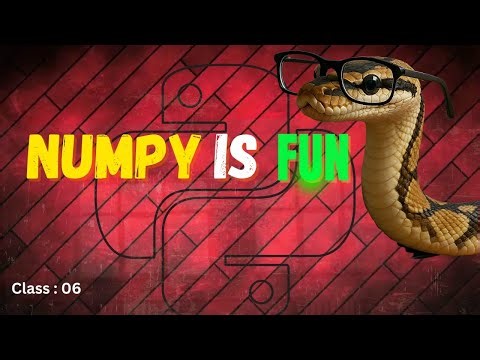 NumPy Array is easy 😎