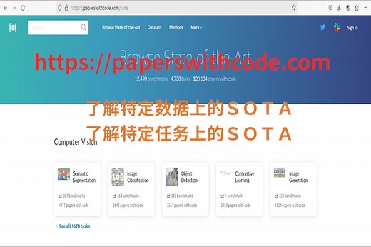 【AI知识分享】上paperswithcode网站，了解特定数据集、特定任务上的SOTA