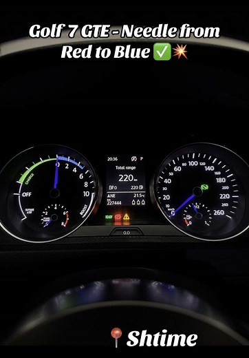 Golf 7 GTE - Needle from Red to Blue 📍Shtime 📞049-533-150 #golf #vw #bmw #foryoupage #golf7 #golf7gte #viral #golf4 #bmwe46 #passat #passatb5 #passat3c #golf5 #touran #caddy #vwt5 #bmwe90 #bmwe60 #bmwe71 #bmwx6 #golf6