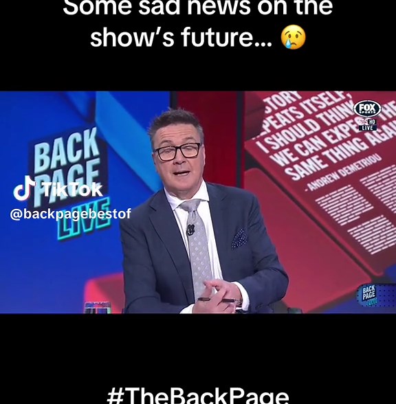 The Back Page: Final Episode Announcement