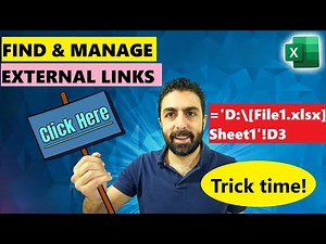 How to Find and Manage all External Links🔗 in Excel