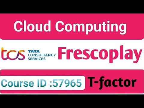Cloud Computing mcq answers||Fresco play courses ||without handson||T-factor||TCS.