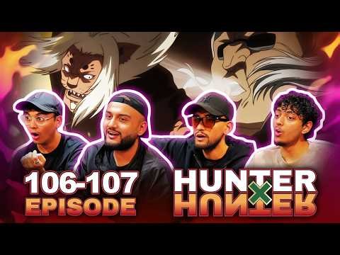 MOREL IS A BEAST!! | Hunter x Hunter Episode 106 & 107 | FIRST TIME REACTION