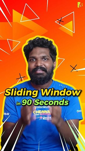 Vasanta Kumar | Software Engineer 🧑‍💻 on Instagram: "Sliding Window Technique: Day 20 - DSA Mini-Series 🔥🔥 Sliding window technique is mainly used to solve certain array problems. Comment "🔥" to show your support 🙌 Follow @gurucodes.dev for more awesome content. Follow kotte ledante miss aypotav. Repu kaluddam mari. FOLLOW @gurucodes.dev #100daysofcode #100days100reels #softwareengineer #softwaredevelopment #softwareengineering #programming #telugutech #learncoding #dsa #dsatelugu #timecom