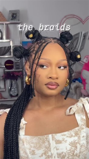 Cool Braids and Dark Feminine Makeup Inspiration