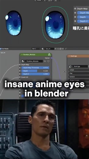 Alexandr Iwaac on Instagram: "Inszne anime eyes by genius @kensyouen_y in blender . . . #b3d #blender3d #animation"