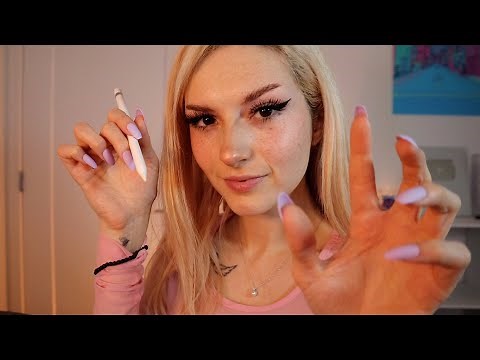 [ASMR] Chaotic Face Tracing & Mouth Sounds | Up Close, Fast & Aggressive