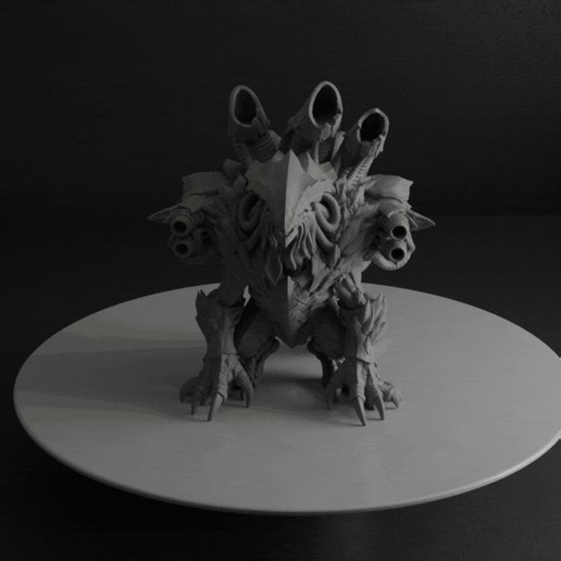 Tyranid Bio-Artillery Beast – Heavy Ranged Monster STL