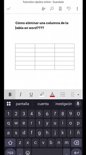 Cómo eliminar una columna en Word fácilmente