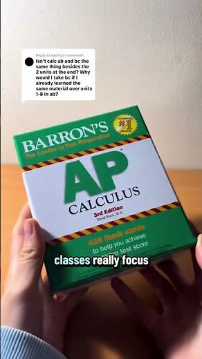 ap calculus ab vs bc comparison! #apcalculus #students #comparison