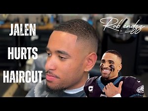 BARBER TUTORIAL | Jalen Hurts Haircut !