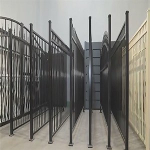 [Hot Item] Metal Aluminum Tubular Fencing Wrought Iron Fence Panel Decorative Steel Garden Fence