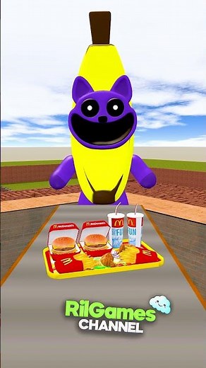FOOD EVOLUTION CatNap POPPY PLAYTIME BIG MAZE in Garry's Mod
