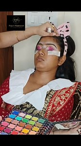 58 reactions | Bridal makeup look | Puja's Creative Makeover | Facebook