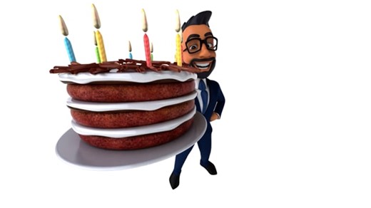 Man, Cake, Chocolate. Free Stock Video